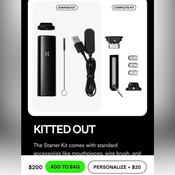 Pax 3 Dual-Use Complete Kit. Like New in Box! Silver 🩶 - Picture 11 of 11